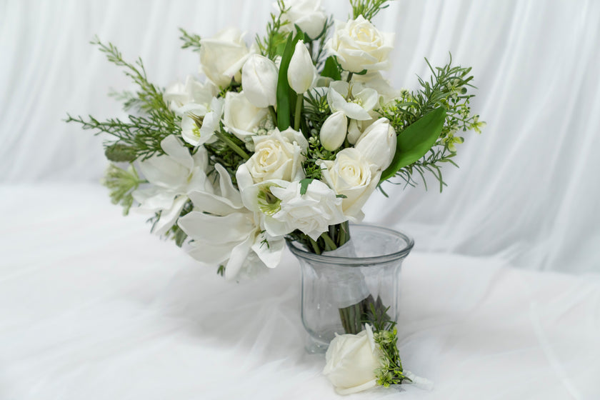Botanic White Bridal Bouquet