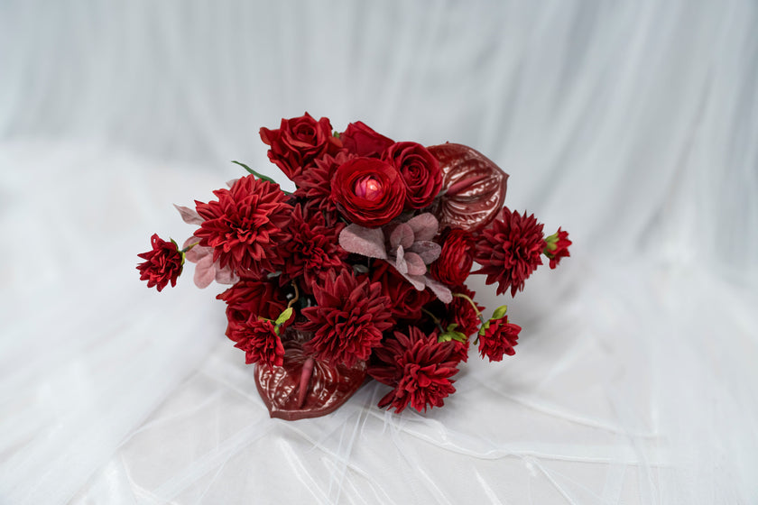 Crimson Romance Bridal Bouquet