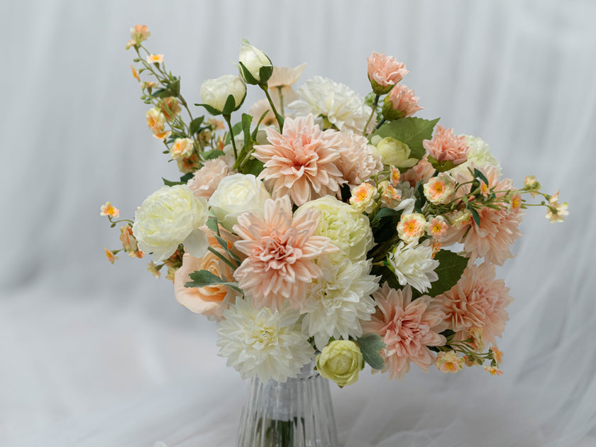 Peach Glow Bridal Bouquet